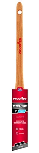 Wooster 912-0041810010, 1-Inch, Purple Brush 4181-1 Ultra/Pro Firm Willow Thin Angle Sash Paintbrush