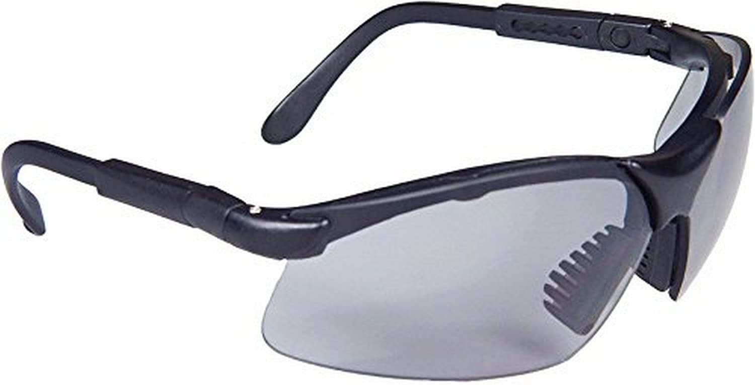 Radians Revelation Protective Shooting Glasses (Dark Smoke Lens/Black Frame), One Size (RV0120CS)