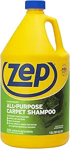 Zep All-Purpose Carpet Shampoo Concentrate Cleaner - 1 Gallon - ZUCEC128 - Professional Formula Removes Dirt and Stains